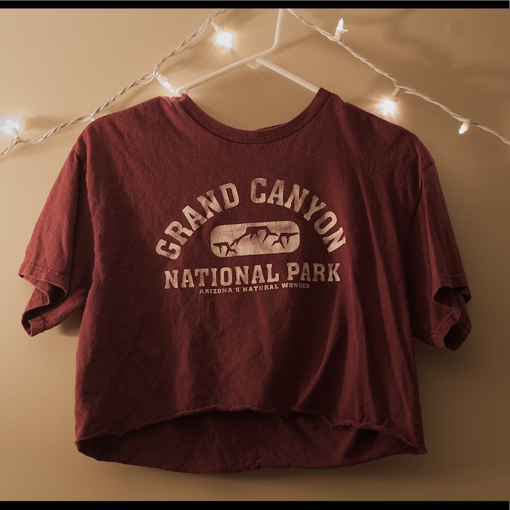 Maroon Grand Canyon National Park graphic tee